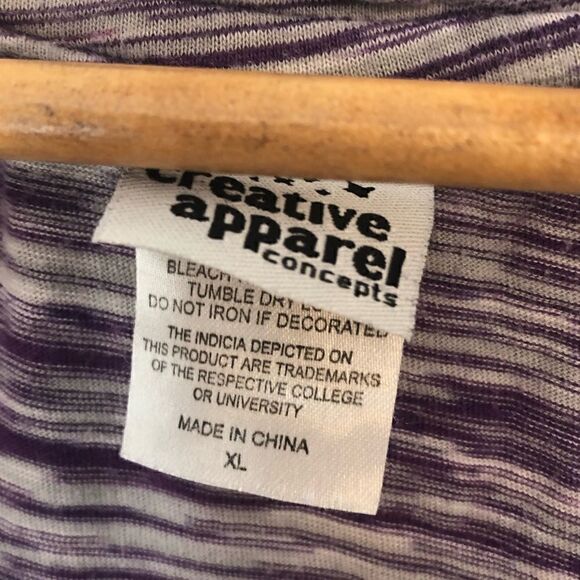 CREATIVE APPAREL UW Washington Huskies V Neck Marled T-Shirt Size XL - Picture 5 of 15